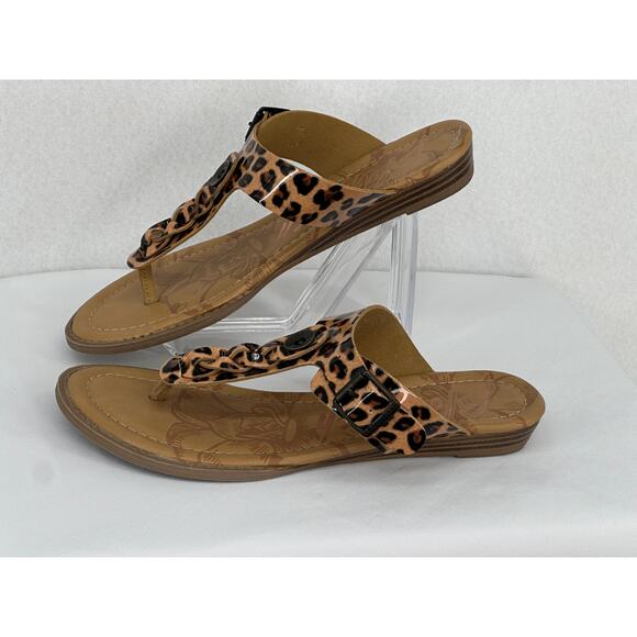 Blowfish Barro Ladies Leopard Adjustable Strap Sandals Size 8 - Picture 3 of 10